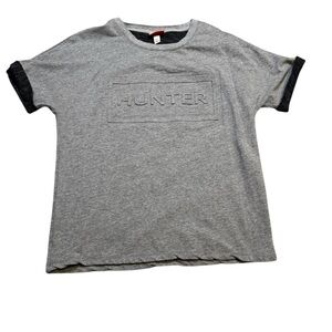 Hunter x Target men’s shirt embossed raised Hunter logo